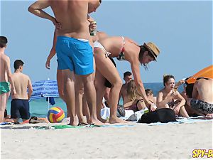 naughty unexperienced big bumpers teens voyeur Beach vid