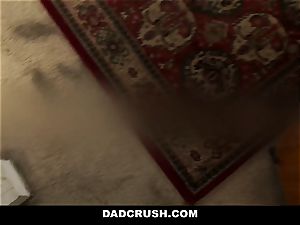 DadCrush - super hot Step-Daughter spanked