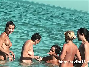 naked beach voyeur film fantastic booty gals naturist beach
